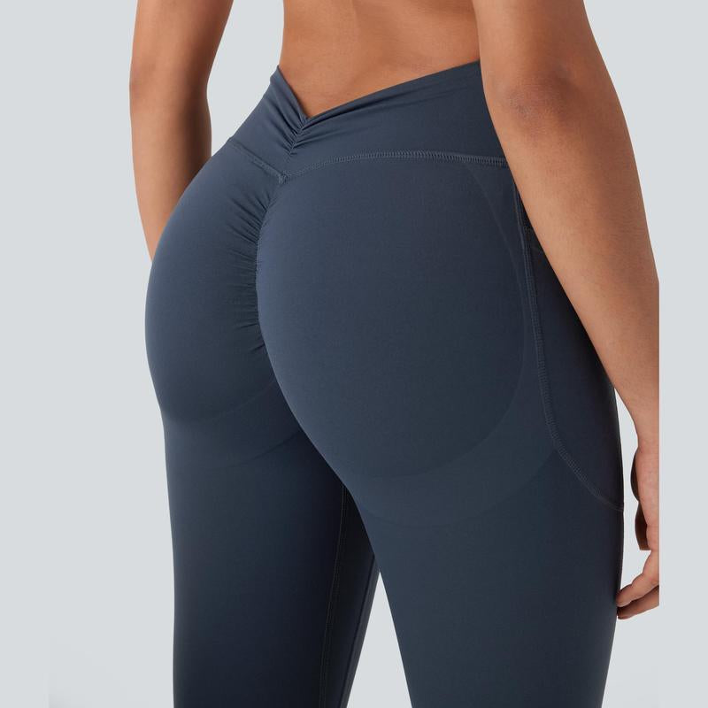 Halara Ultrasculpt™ Socinched High Waisted Tummy Control Butt Lifting Ruched Side Pocket Shaping Yoga Leggings