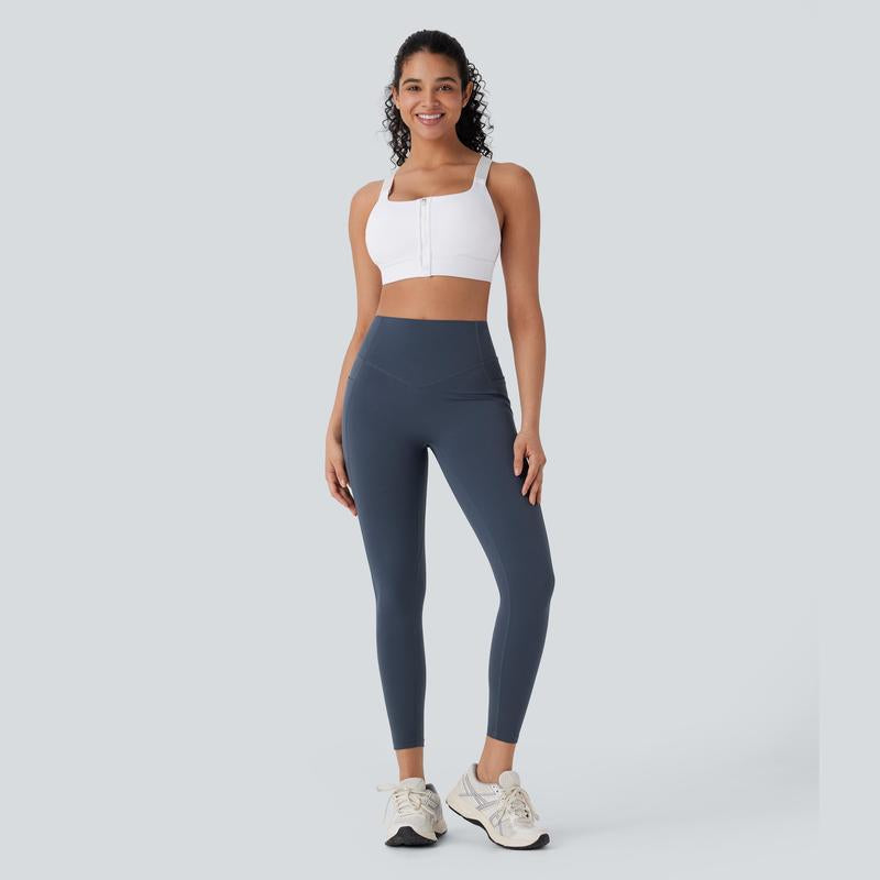 Halara Ultrasculpt™ Socinched High Waisted Tummy Control Butt Lifting Ruched Side Pocket Shaping Yoga Leggings