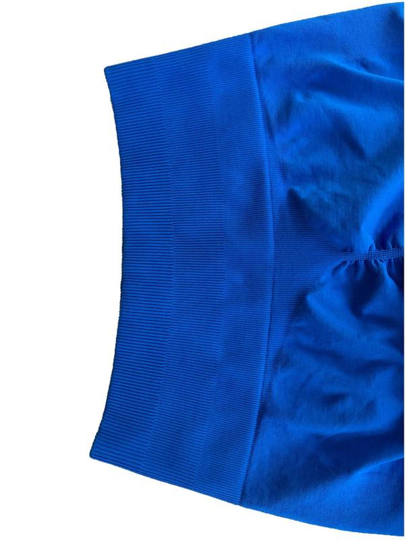 Women'S Solid High Waist Sports Gym Shorts, High Stretch Seamless Comfortable Breathable Skinny Shorts, Ladies Sportswear for Indoor Outdoor Wear