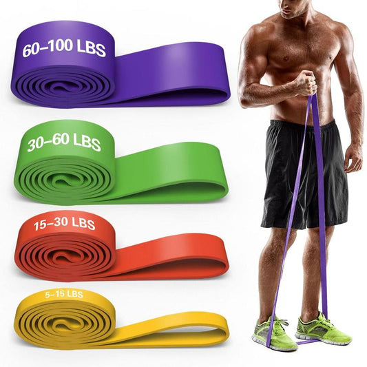 Resistance Elasticity Bands Set, 4 Counts/Set Pull up Band, Workout Band, Durable Elastic Bands, Resistance Bands Set for Legs, Working Out, Muscle Training, Fitness Equipment, Gym Accessories, Stretching Gear, Home Gym Kit, Workout Straps