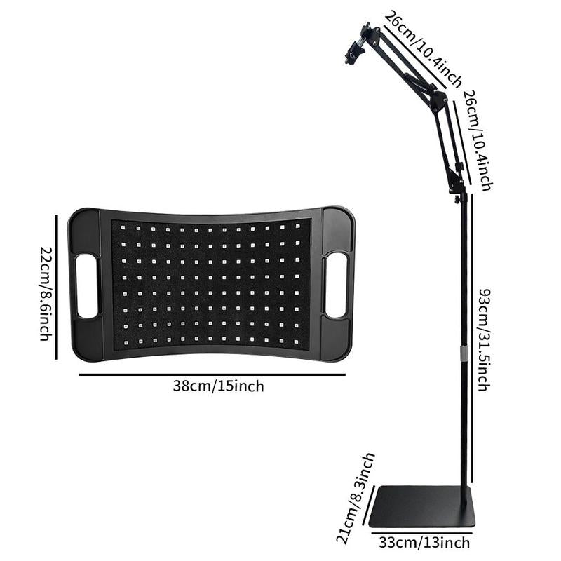 Red Light Machine, Light Lamp with Stable Stand, Adjustable Arm Angle 660Nm Red Light & 850Nm Light Panel, Light Instrument for Home Relief, Red Light Panel, Valentine'S Day Gift, Giftideas, Wellness