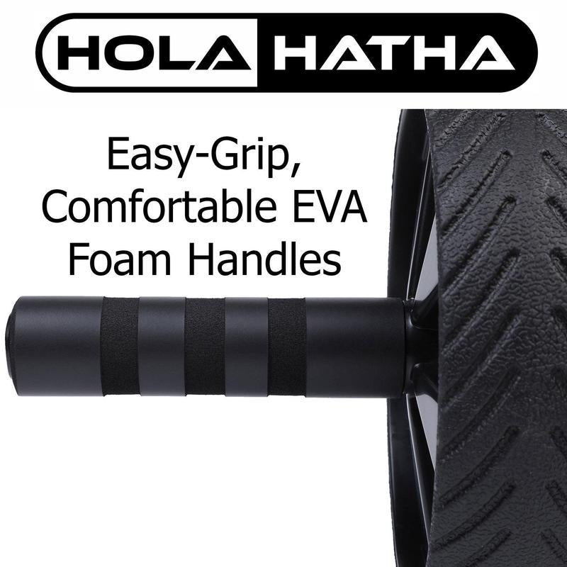 Holahatha Exercise Fitness Abdominal Core Toner Workout Single Ab Roller Wheel