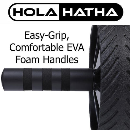 Holahatha Exercise Fitness Abdominal Core Toner Workout Single Ab Roller Wheel