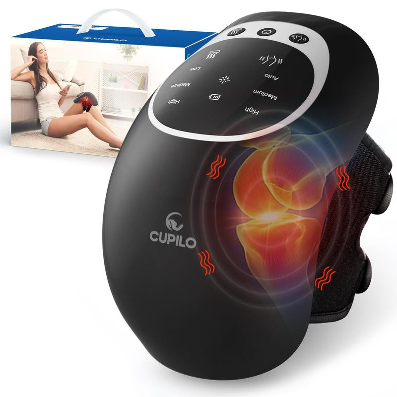 Knee Massager with Heat - FSA or HSA Eligible,Heating and Vibrating Pain Relief Knee Massager for Arthritis,Swelling Stiff Joints and Muscles Injuries,Ideal Gifts for Men,Women - CPL-5530