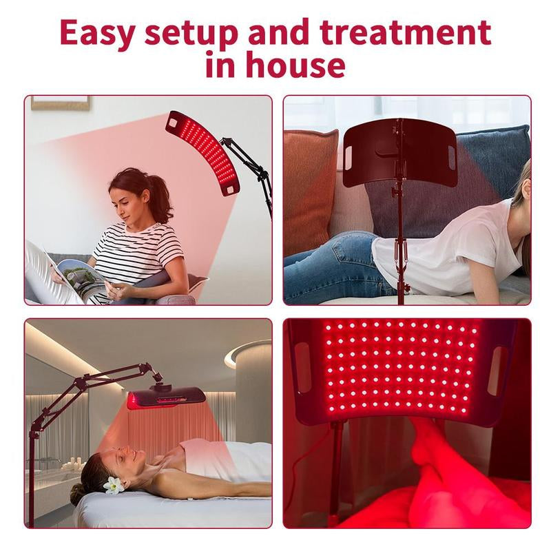Red Light Machine, Light Lamp with Stable Stand, Adjustable Arm Angle 660Nm Red Light & 850Nm Light Panel, Light Instrument for Home Relief, Red Light Panel, Valentine'S Day Gift, Giftideas, Wellness