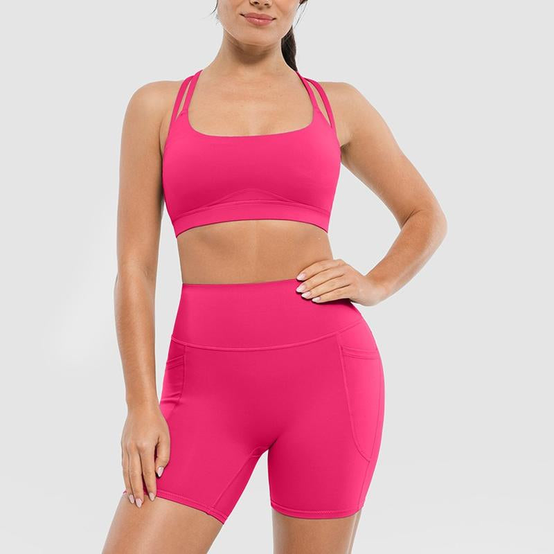 Popilush BRXL Women'S 5 Inch Inseam Biker Shorts with Pockets High Waist Buttery Soft Yoga Athletic Gym Running Volleyball Spandex Shorts-Live1