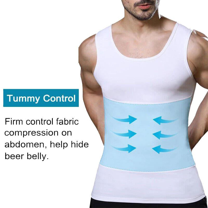 Body Shaper Compression Vest Undershirt Seamless Waist Trainer Tank Top Belly Control Workout Shapewear