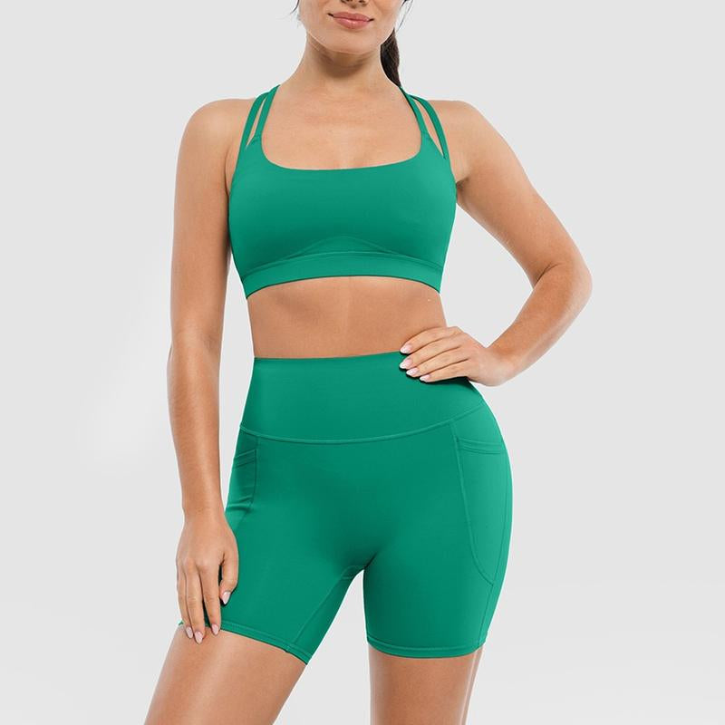 Popilush BRXL Women'S 5 Inch Inseam Biker Shorts with Pockets High Waist Buttery Soft Yoga Athletic Gym Running Volleyball Spandex Shorts-Live1