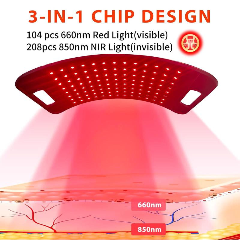 Red Light Machine, Light Lamp with Stable Stand, Adjustable Arm Angle 660Nm Red Light & 850Nm Light Panel, Light Instrument for Home Relief, Red Light Panel, Valentine'S Day Gift, Giftideas, Wellness