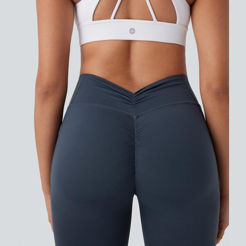 Halara Ultrasculpt™ Socinched High Waisted Tummy Control Butt Lifting Ruched Side Pocket Shaping Yoga Leggings